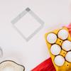 Stainless Steel Mousse Cake Ring Non-Stick Baking Cutter for DIY Pastry Dessert Cake Mold Silver Oval Cutters Baking