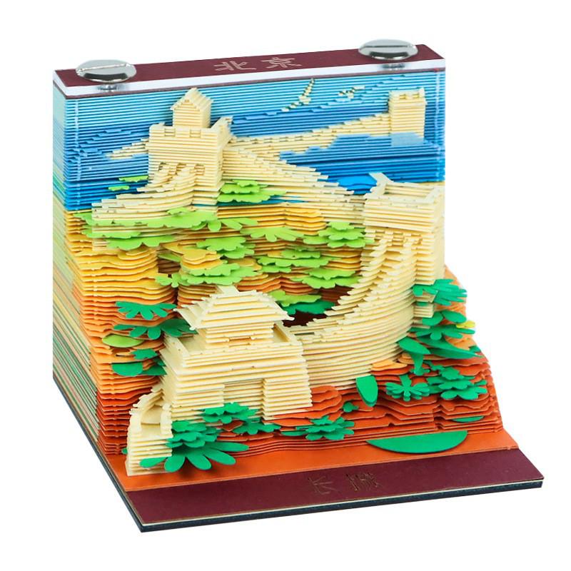 

Laojun Mountain 3D Paper Sculpture Model: Scenic Souvenir and Creative Desktop Ornament