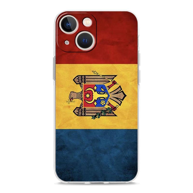 Phone Case For iPhone 17 Air Cases iPhone 16 15 12 13 14 Pro Max SE 7 8 Plus iPhone11 Clear Soft Cover Romania Flag