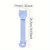 Easy-Squeeze Cat Treat Dispenser - Long Handle Lickable Wet Food Feeder for Cats, Durable Plastic Pet Snack Spoon, Cat Food.