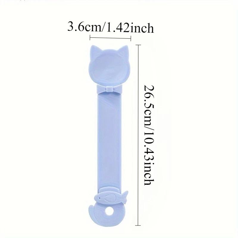 Easy-Squeeze Cat Treat Dispenser - Long Handle Lickable Wet Food Feeder for Cats, Durable Plastic Pet Snack Spoon, Cat Food.