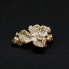 1Pcs Pearl Necklace Bracelet Connecting Buckle Zirconium Flower Petal Buckle Diy Jewelry Making Materials Accessories