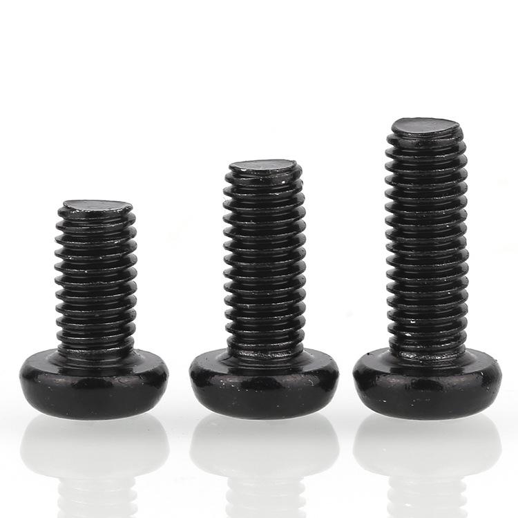 304 Stainless Steel Black Pan Head Phillips Screw with Dacromet Coating