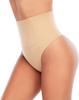High-Waist Tummy Control Thong: Women's Shapewear for a Sexy, Lifted Look in Large Sizes