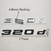 3D ABS Car Letters Logo 320d 320i Rear Trunk Badge Sticker Decals For BMW 320d 320i G20 F30 E90 Auto Exterior Accessories EJ3