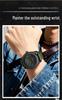 OFNS Men's Ultra-thin Quartz Wristwatch with Rotating Bezel and 3D Markers