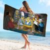 T-The S-Simpsons Beach Towel Cartoon Cute Summer Kids Large Bath Pool Beach Towel Microfiber Absorbent for Swimming Travel