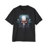 Skull Splash Watercolor Style :: High Quality Men's Heavy Oversized Tee