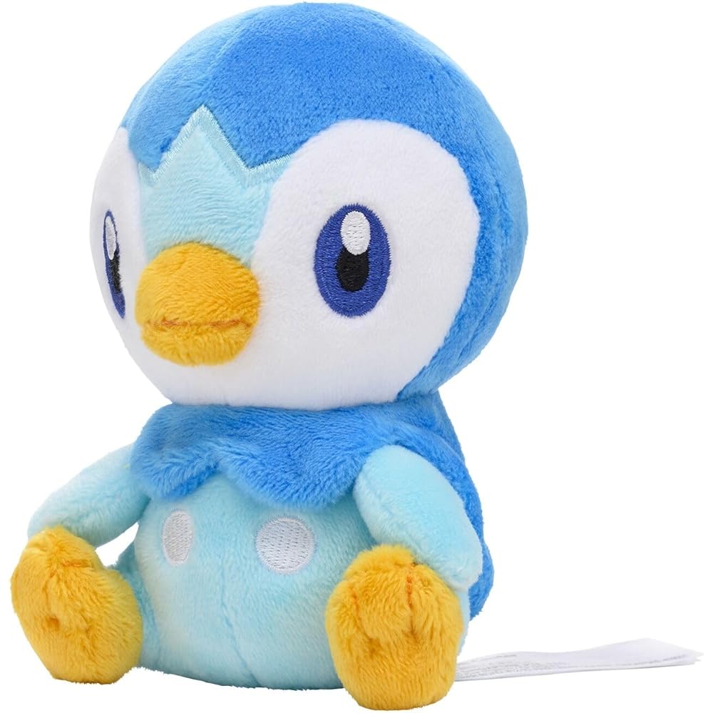 Pokmon Center Original Plush Toy Piplup 12x8x9 cm Soft Stuffed Animal