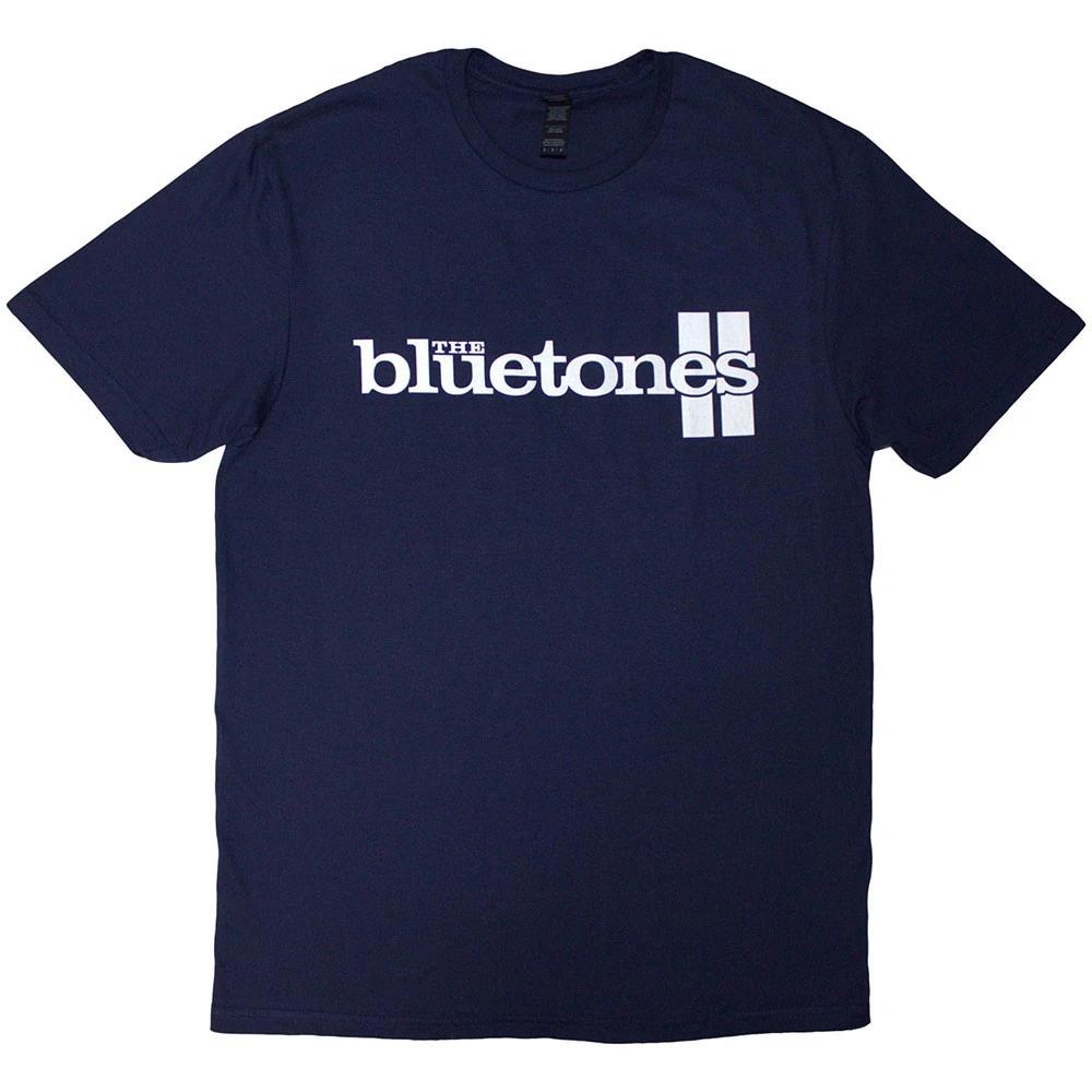 

The Bluetones Unisex T-Shirt: Stripe Logo (Navy Blue) XL
