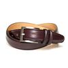 [KIETH] Men's Business Belt, Cordovan-style Cowhide Leather, Wine Color, 30mm Width, Adjustable Size, Made In Japan, KE21327-69