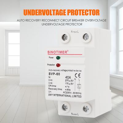 50/60Hz Self-reset Over-voltage Protection Device Relay Undervoltage Protector