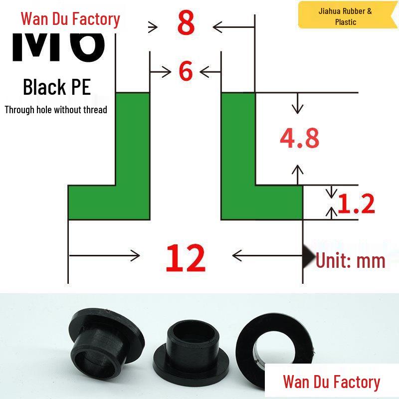 T-Shaped Nylon Insulating Bushing Spacer for M3-M35 Threads