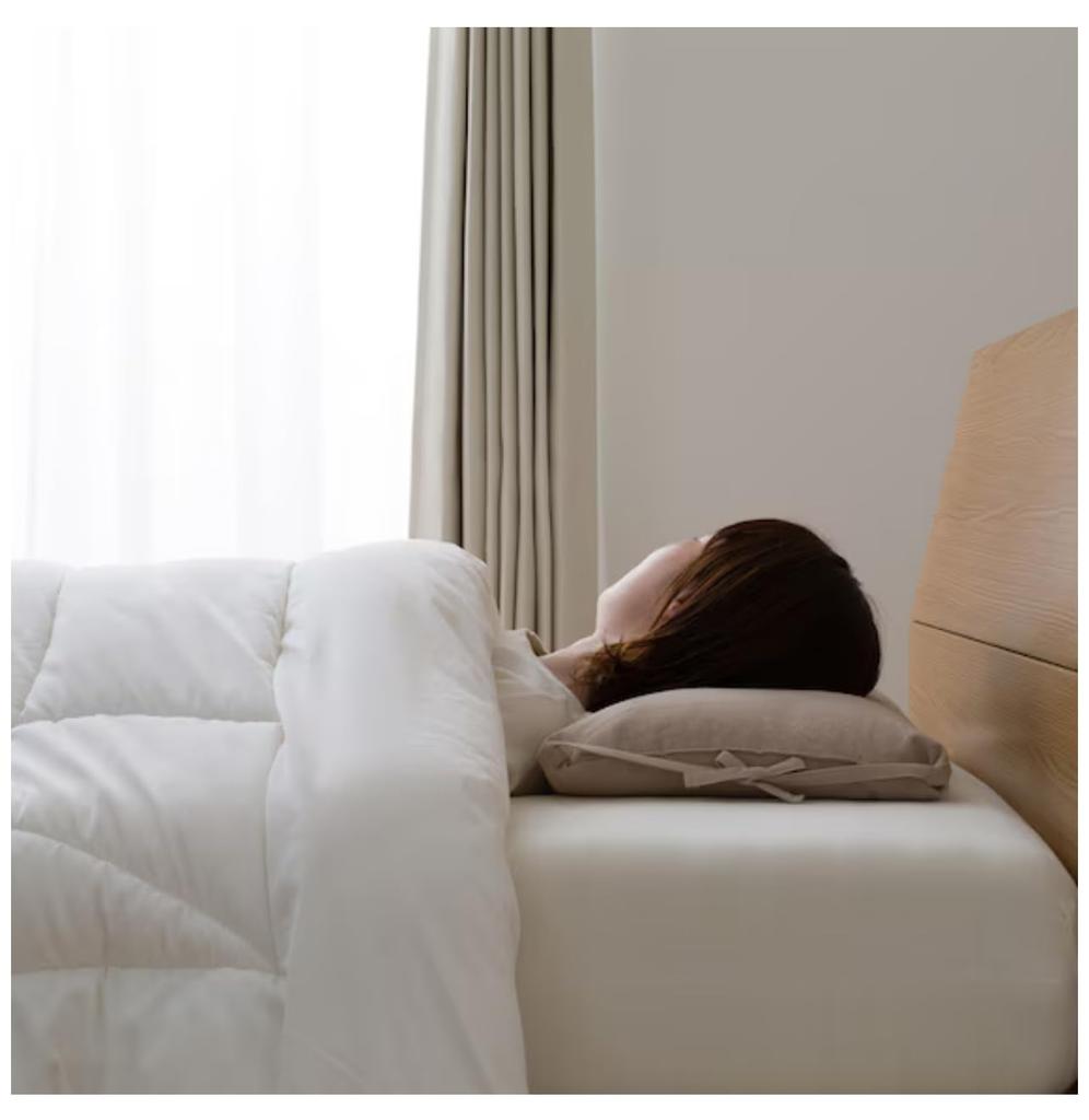 Nitori Cotton Buckwheat Pillow, Mini Size [Firmness] Firm. Tie Both Ends To Adjust To Your Desired Height. Odor-resistant.