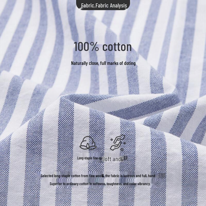 Navigare Women's 100% Cotton Striped Long-Sleeve Casual Shirt
