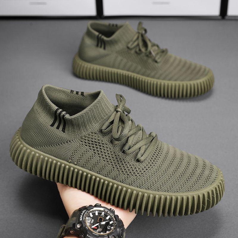 Модные мужские кроссовки Весна Новые дышащие и дезодорирующие мужские повседневные туфли — фото 3