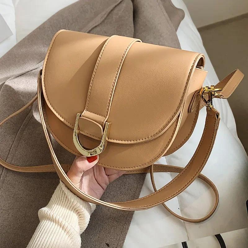 High-end Popular Single Shoulder Armpit Bag Half Moon Style Fashion Large Capacity Square Bag Girls Light Luxury Crossbody Bag