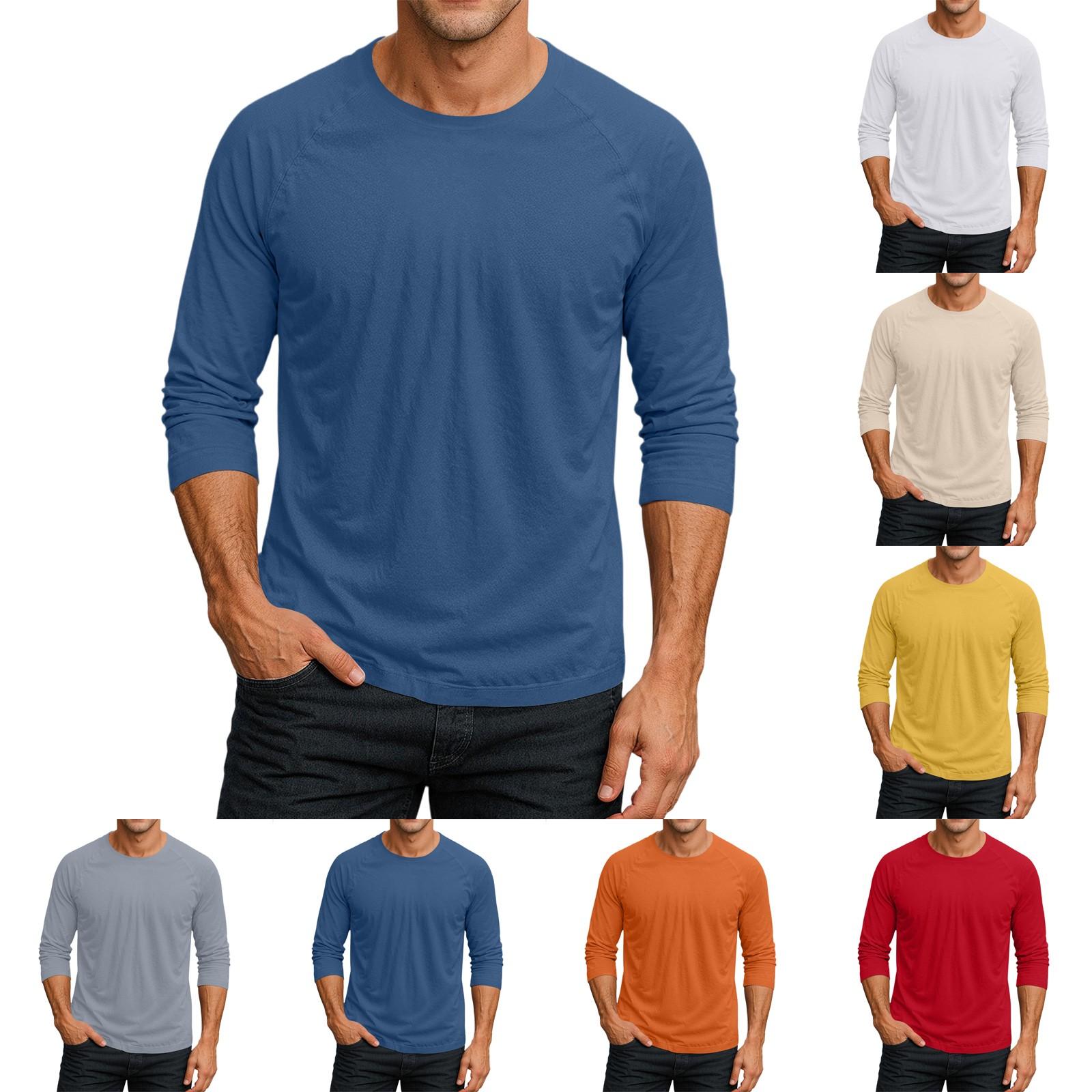 

Мужской топ-футболка с круглым вырезом и рукавами-плунжерами L бежевый