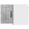 Lucca Wall Corner Cabinet Concrete Grey 57 x 57 x 40 cm Engineered Wood