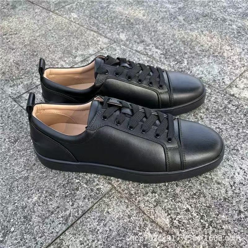 Klinknagel schoenen rode zool neus stud voetbalschoenen casual koppel trend mode veelzijdig veterschoenen board schoenen