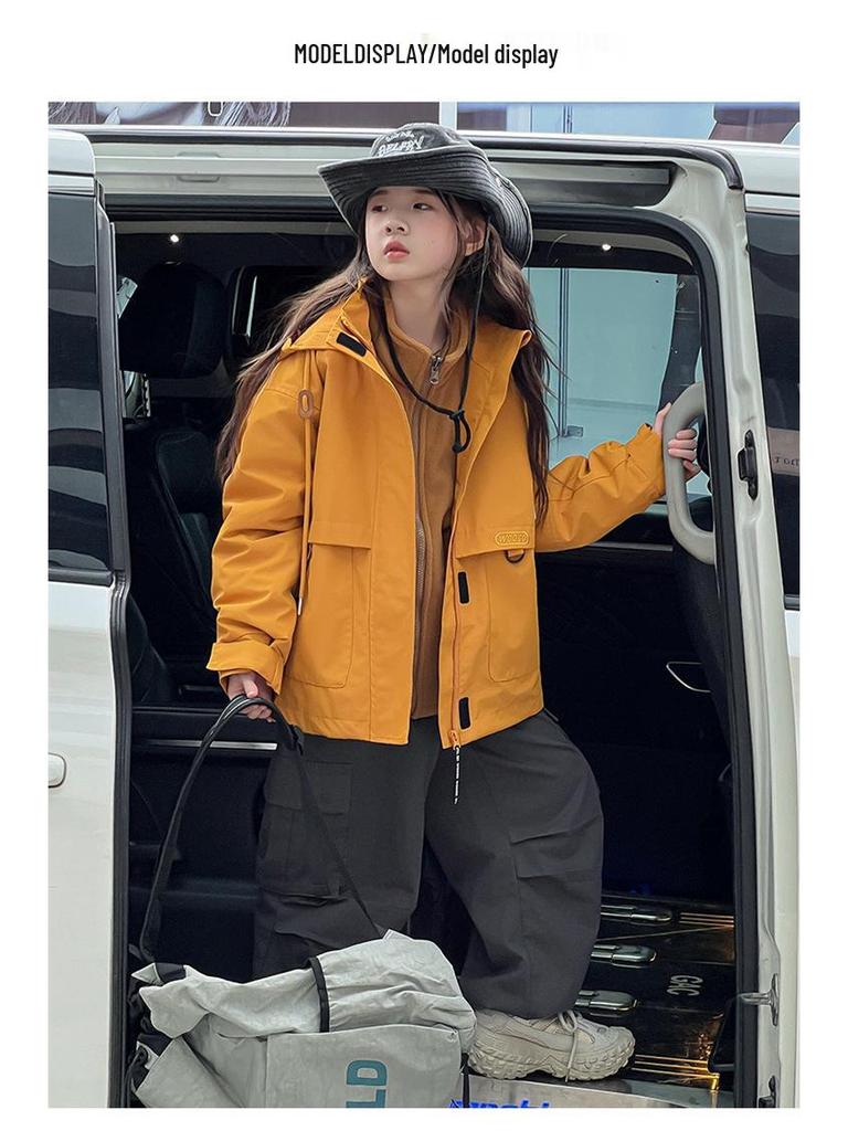 Children's 3-in-1 Autumn/Winter Mountaineering Jacket - Boys' and Girls' Windbreaker 2024