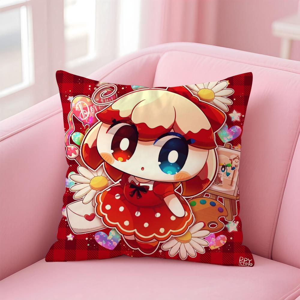 Cartoon P-PepoyoS Cushion Cover Comfortable Reversible Pillow Cover Ideal for Car Sofa Bedroom & Beyond