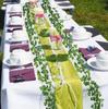 2-40M Artificial Green Ivy Vine Garland Fake Leaf Plants Rattan Hanging Creeper Garlands for Garden Wedding Party Wall Decors