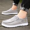 Cloth Shoes Men's Soft Soles Are Breathable and Not Tired, Summer Casual Shoes Embroidery One-pedal Tooling Shoes Men