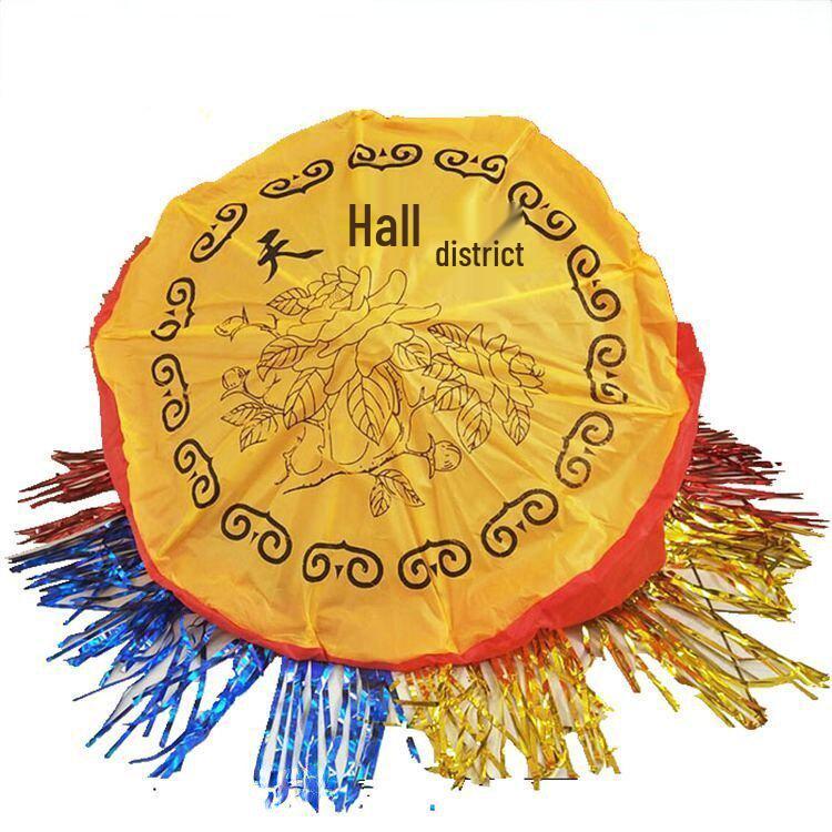 Dragon Boat Floral Paradise Umbrella - Golden & Silver Bridge Anniversary Offerings