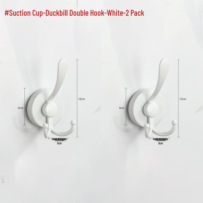 Stainless Steel Traceless Vacuum Suction Cup Hook for Kitchen and Bathroom Towels