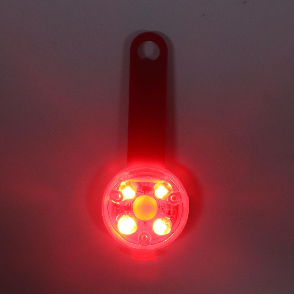 LED Dog Collar Light Pendant TPU ABS IPX7 Waterproof 3 Light Modes USB Rechargeable Dog Safety Light for Pet Bag Bike