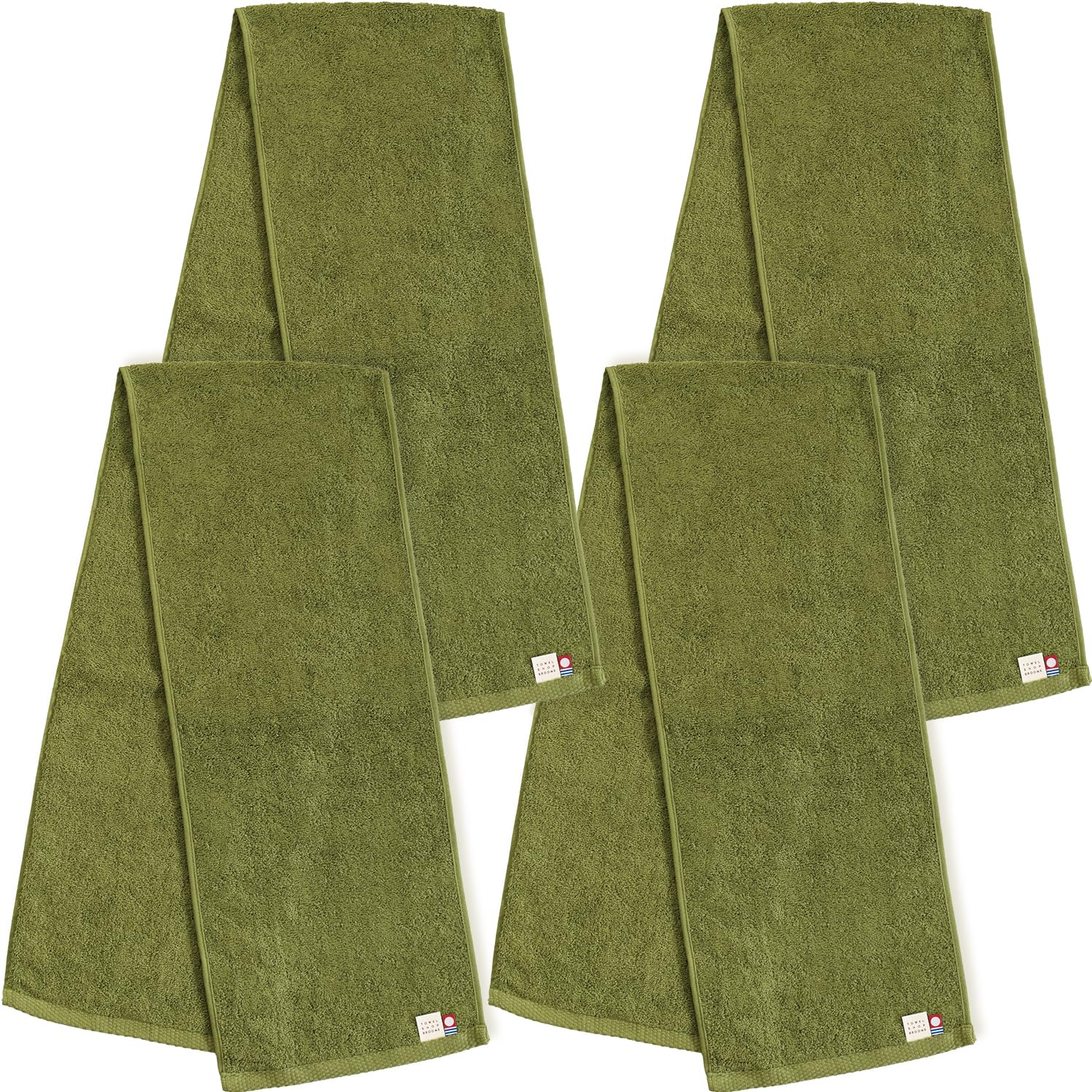 

Набор из 22 сертифицированных полотенец Bloom Imabari, 4 спортивных полотенца, 100 см, мягкие, впитывающие, быстросохнущие, сушащие, сделано в Японии