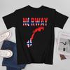 More Design Norway Flag Norse Unisex Tshirt Tees Tshirt Oneck T Shirts Unisex Boys Clothing 100 Cotton
