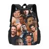 Sebastian Stan And Chris Evans Collage Backpack Hot Sale Daypack Large Capacity BookBag School Bag Shoulder Bags for Men Women