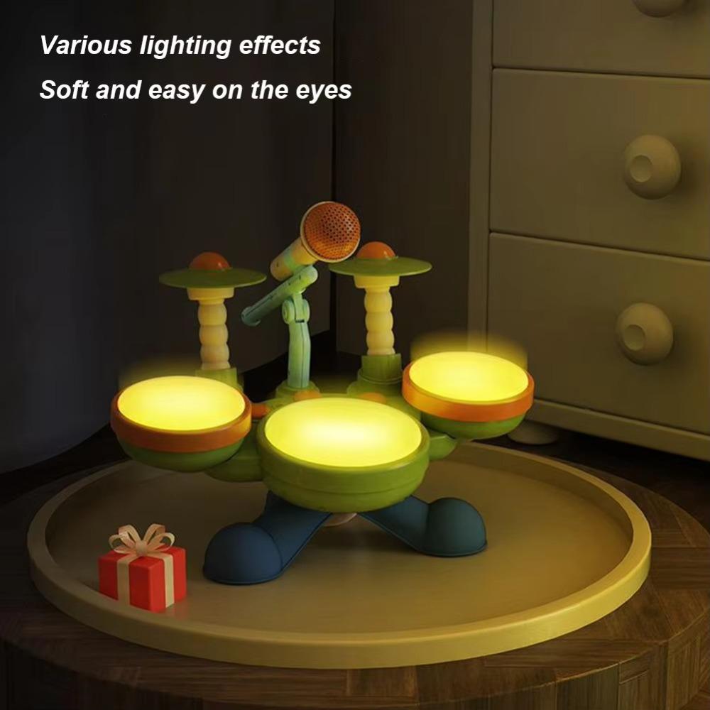 

Piano Drum Set Toys Plastic Xylophone Drum Set New Percussion Instruments Baby A