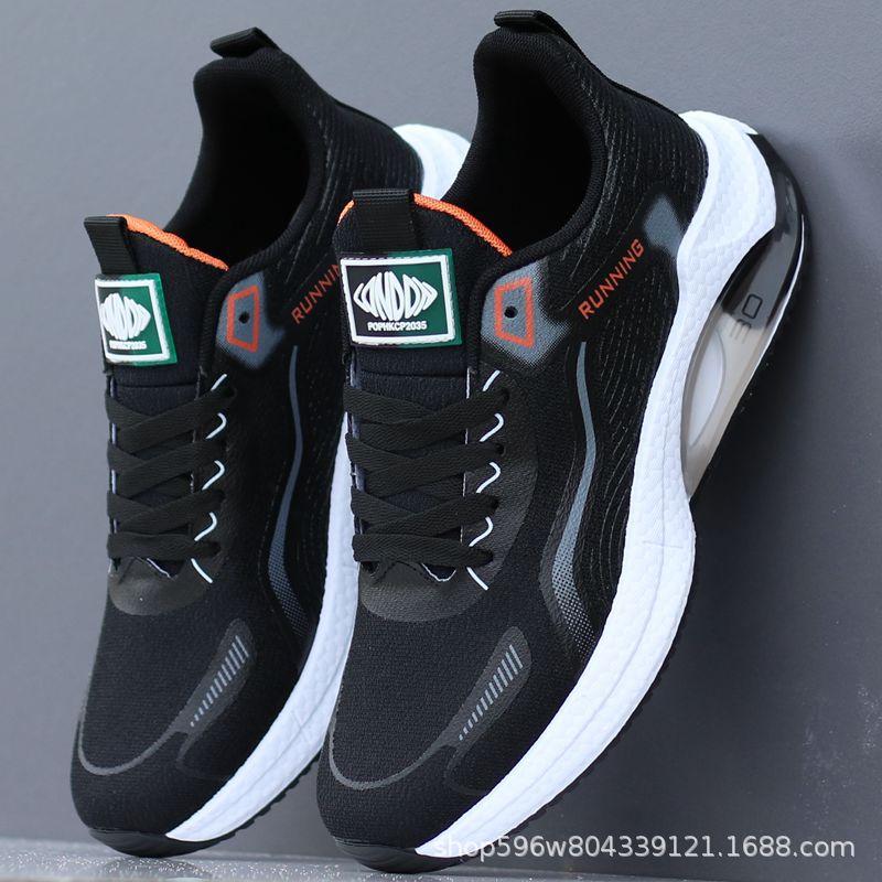 

Мужская спортивная обувь легкая и дышащая летом, мужская повседневная обувь с мягкой подошвой, амортизирующая сетчатая износостойкая беговая обувь, сетчатая обувь 44