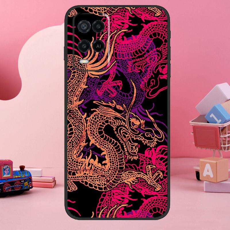 DRAGON TATTOO JAPONAIS Coque Pour Oppo A98 A78 A18 A38 A58 A60 A80 A40 A77 A57 A17 A74 A54 A94 A96 A76 A16 A15 A5 Pro