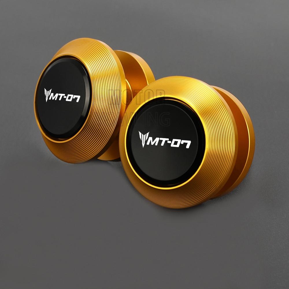 For Yamaha MT 07 MT07 FZ07 FZ 07 FZ-07 MT-07 Motorcycle 6MM Aluminum Swing Arm Stand Screw Swingarm Spools Slider Accessories