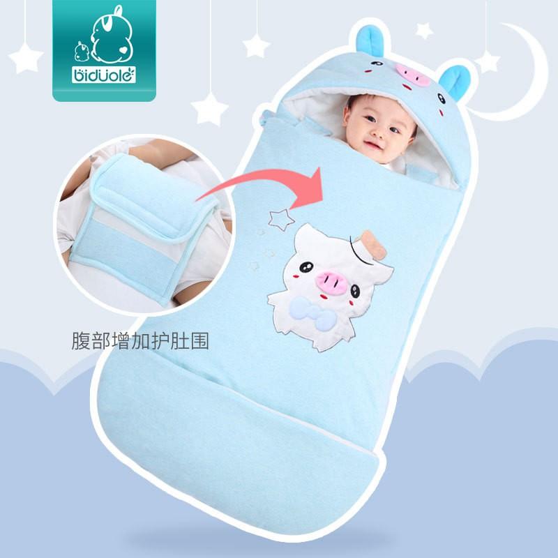 Infant Cotton Sleep Sack Warm Thickened Swaddle Newborns 0-12 Months Fall Winter Use