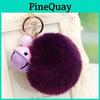 Trendy Plush Bell Keychain With Vibrant Colors For Fashionable Accessories Collection