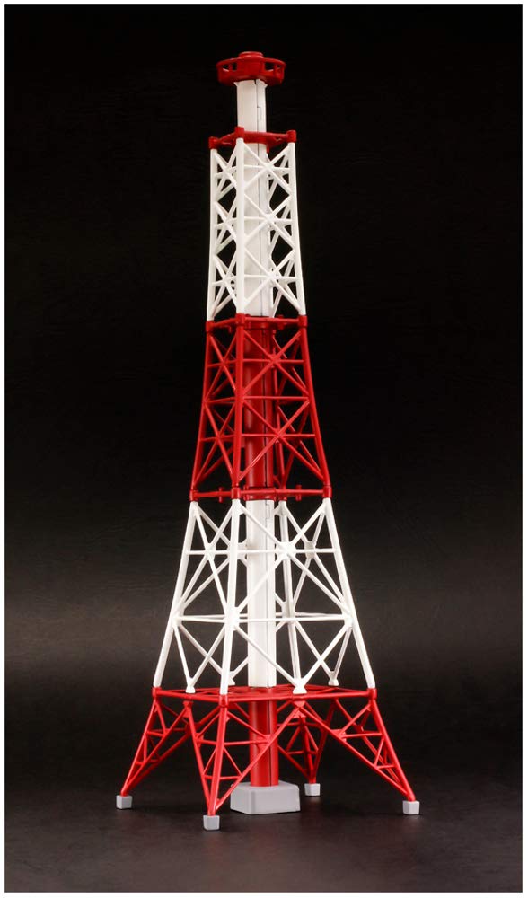 Biroul Primului Ministru Seria Zonă Industrială Coș de Fum Înălțime Totală 280mm Model din Plastic PP081 Aprox.. Non-scale