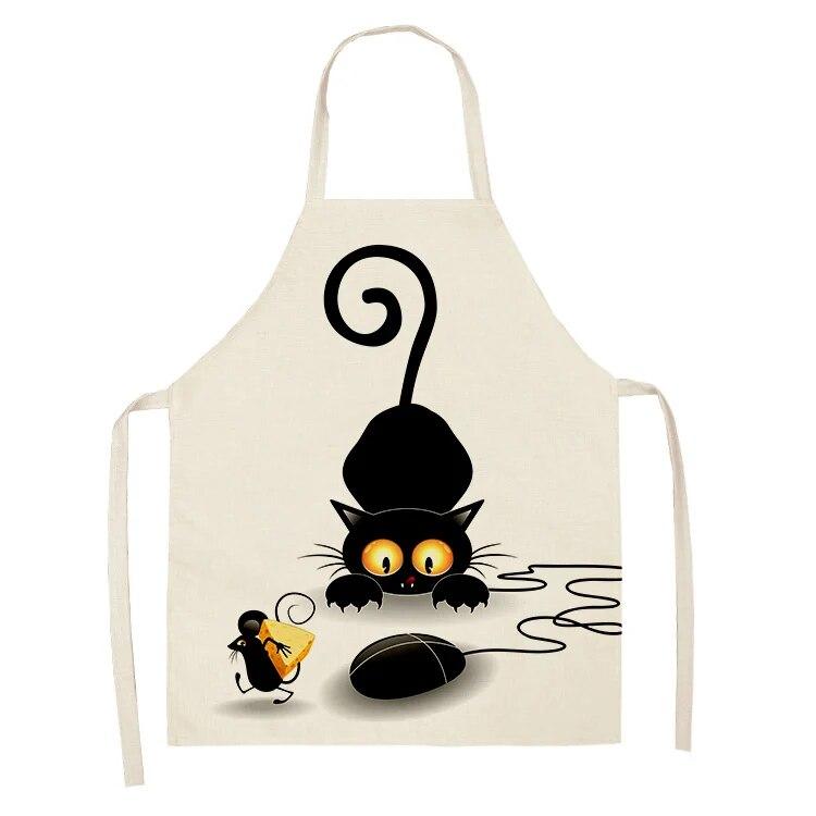 Kitchen apron and cute and cute sleeveless man in men's women and women cleaning the house with anti grass fencestocleanthehouse