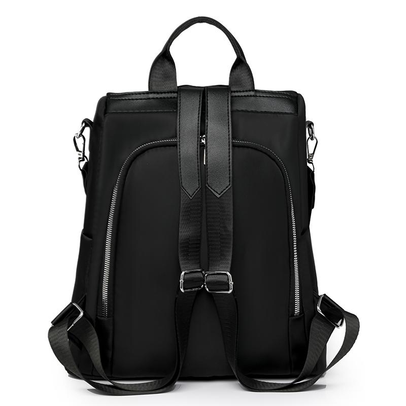 Diebstahlsicherer Rucksack Damen-Rucksack aus Nylongewebe mit großer Kapazität, leichte Umhängetasche