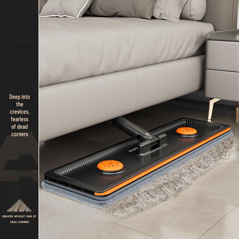 Hand-Free Flat Mop with Bucket