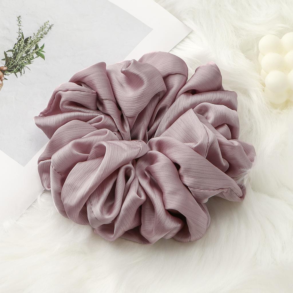 Fashion Muslim Printed Scrunchy Large Premium Oversize Hair Band Malaysia Chiffon Big Size Muslim Hijab Scrunchies