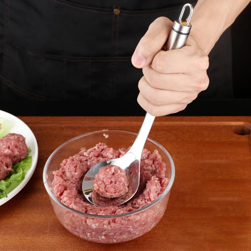 Meatball Maker Spoon Stainless Steel Non-Stick Creative Meatball Maker Cooking Tools Kitchen Gadgets meatball maker 4