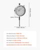 VEVOR Dial Test Indicator, 0.03 mm Accuracy, 0-25.4mm Measuring Range, Easy to Read Large Dial, Professional for Internal Diameter Measurement