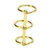 12 pcs Circular 3 Hole Binding Ring Metal Metal Book Ring 3 Ring Binder Loop  Office Stationery
