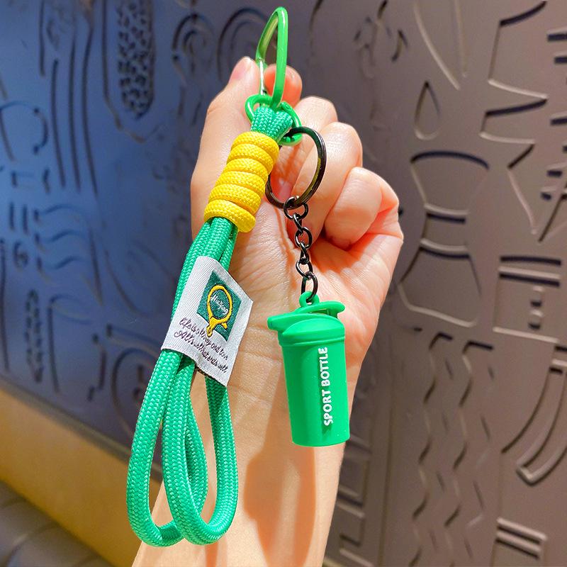 High-Grade Mini Fitness Equipment Keychain Charms & Ornaments