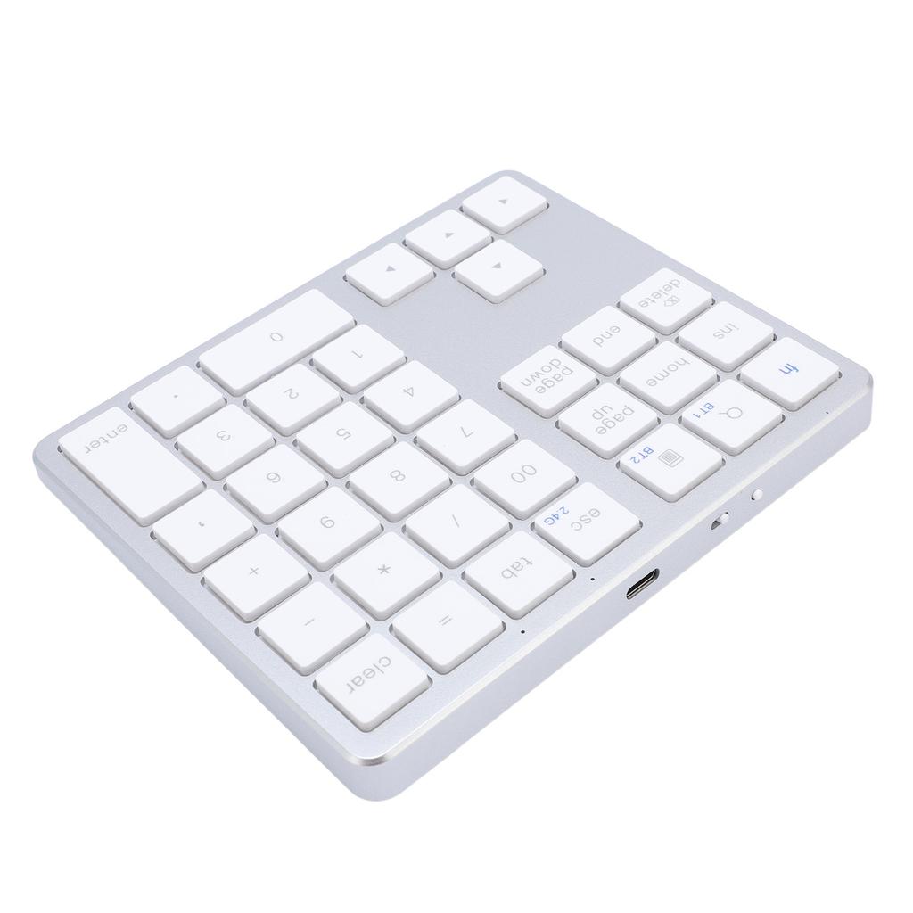 Number Pad Wireless Dual Mode 35 Keys Rechargeable Numeric Keypad for Laptop PC Tablet
